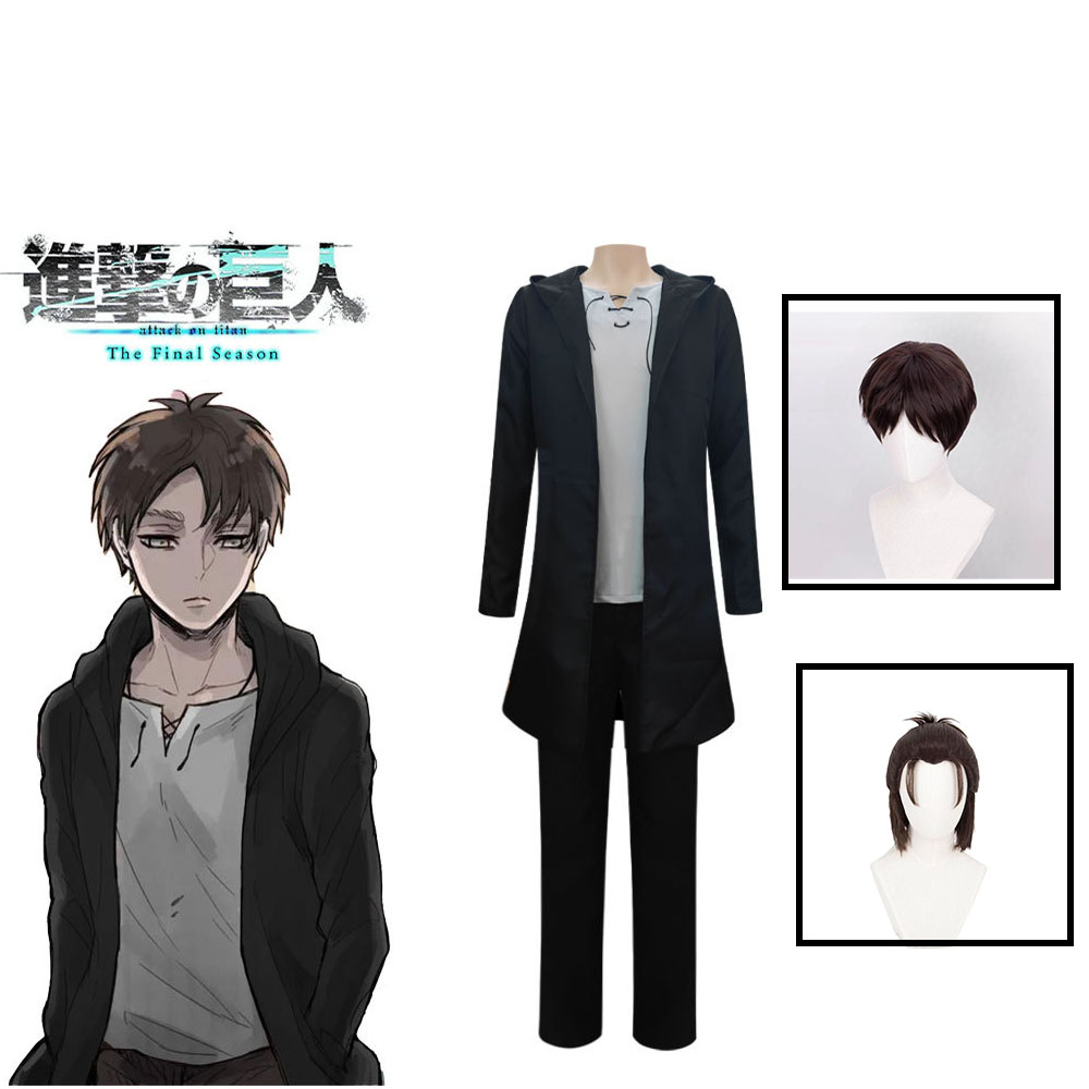 Anime Merchandise Clothes - Eren Jaeger 코스프레 의상 애니메이션 타이탄