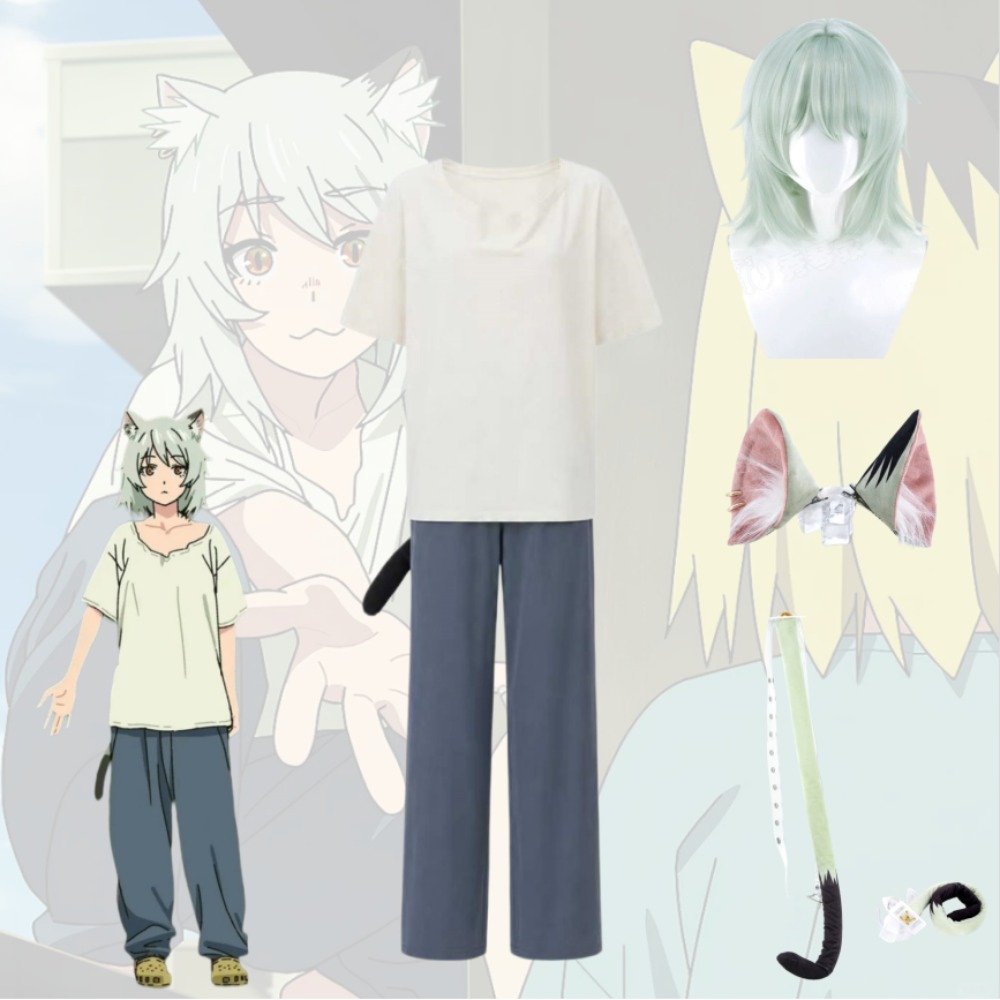 Anime Merchandise Clothes - 야니 네코 체인스모커 고양이 니쿠코 코스프레