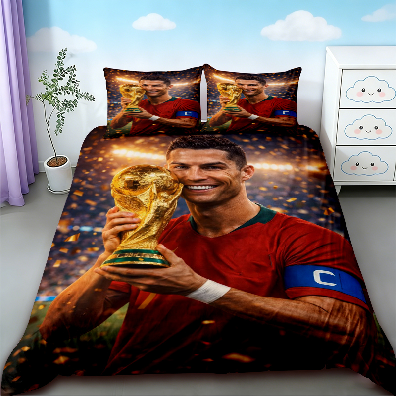 Anime Merchandise Demon Slayer - 크리스티아누 호날두 이불 커버 축구 CR7
