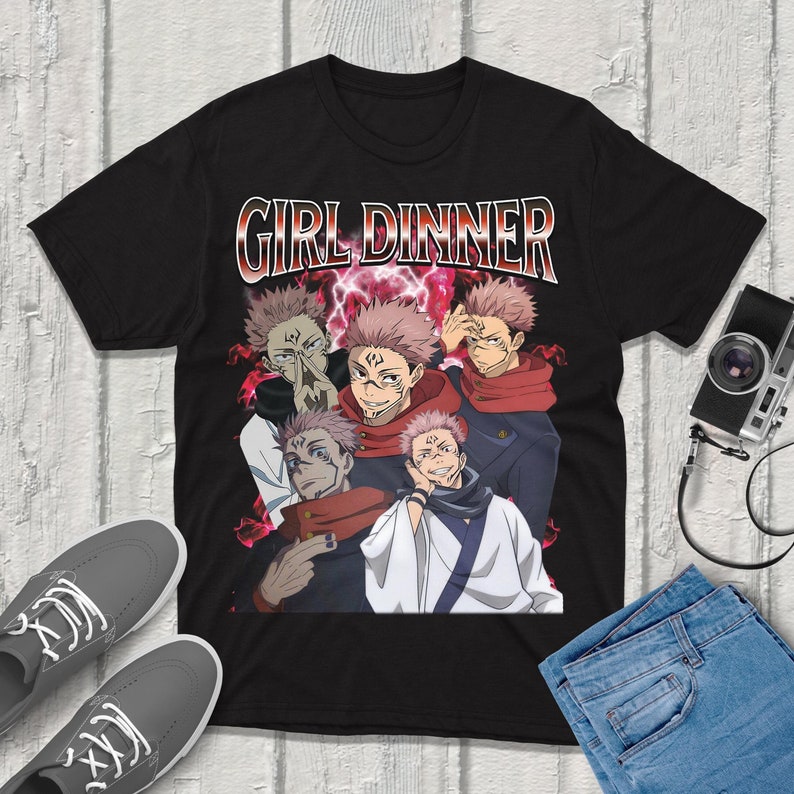 Sukuna Jujutsu-Kaisen 티셔츠 stre - Anime Merchandise Shirt 리뷰 및 가격