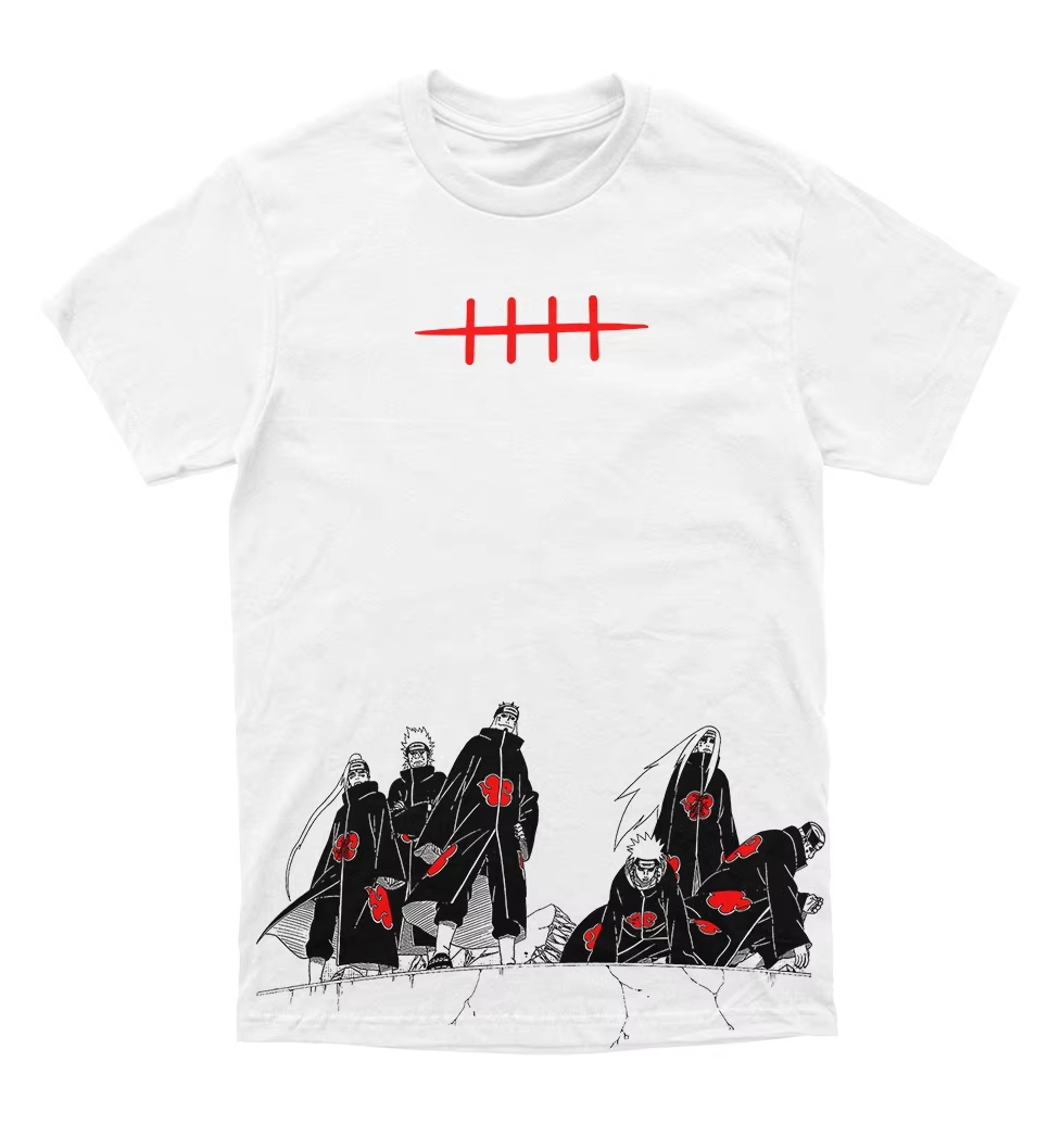 나루토 페인 아카츠키 6개의 길 만화 그래픽 티셔츠 남 - Anime Merchandise Men 리뷰 및 가격