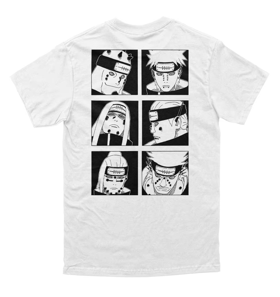 나루토 페인 아카츠키 6개의 길 만화 그래픽 티셔츠 남 - Anime Merchandise Men 리뷰 및 가격