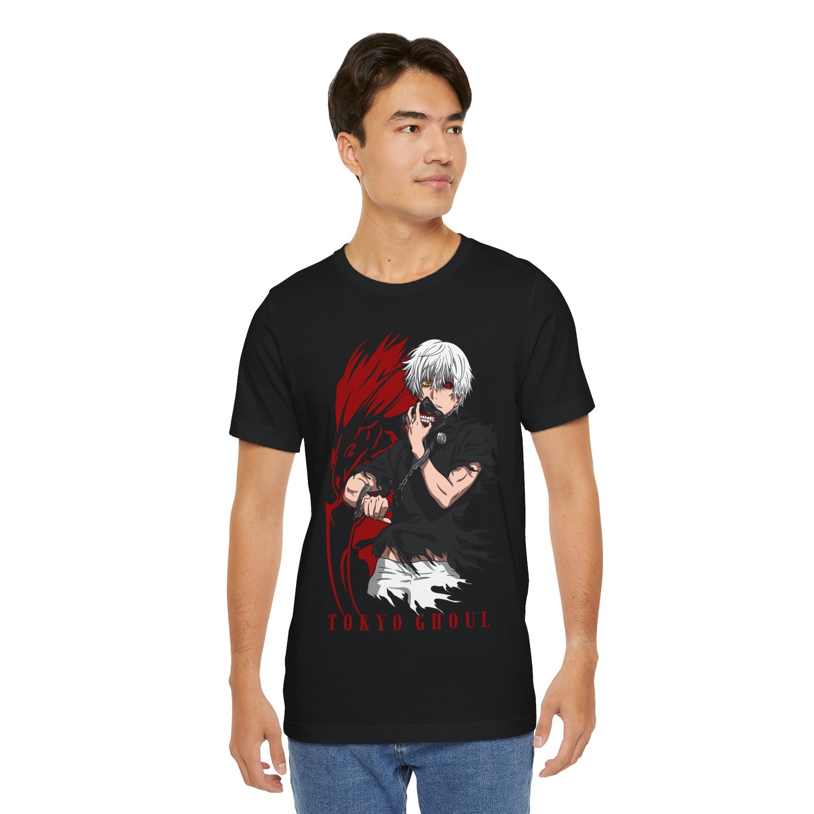 도쿄 구울 애니메이션 티셔츠, 남녀공용 반팔 티셔츠,  - Anime Merchandise Shirt 리뷰 및 가격