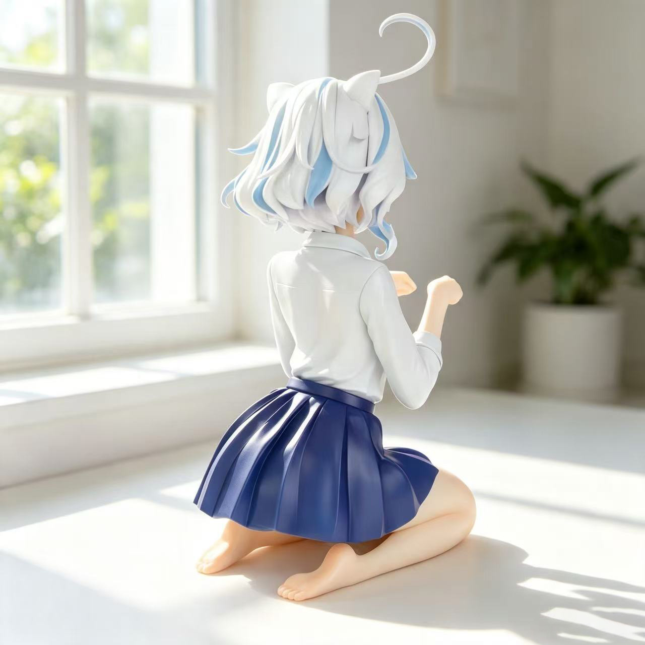 JK 고양이 귀 푸리나 애니메이션 GK 모델 피규어,  - Popular Anime Merchandise 리뷰 및 가격